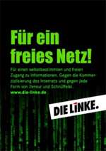Netzneutralität Plakat Linke 2015